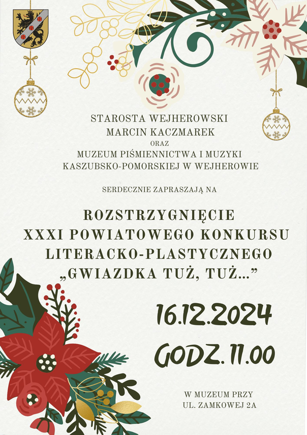 Zdjęcie do newsa XXXI Powiatowy Konkurs Literacko-Plastyczny „Gwiazdka tuż, tuż…”